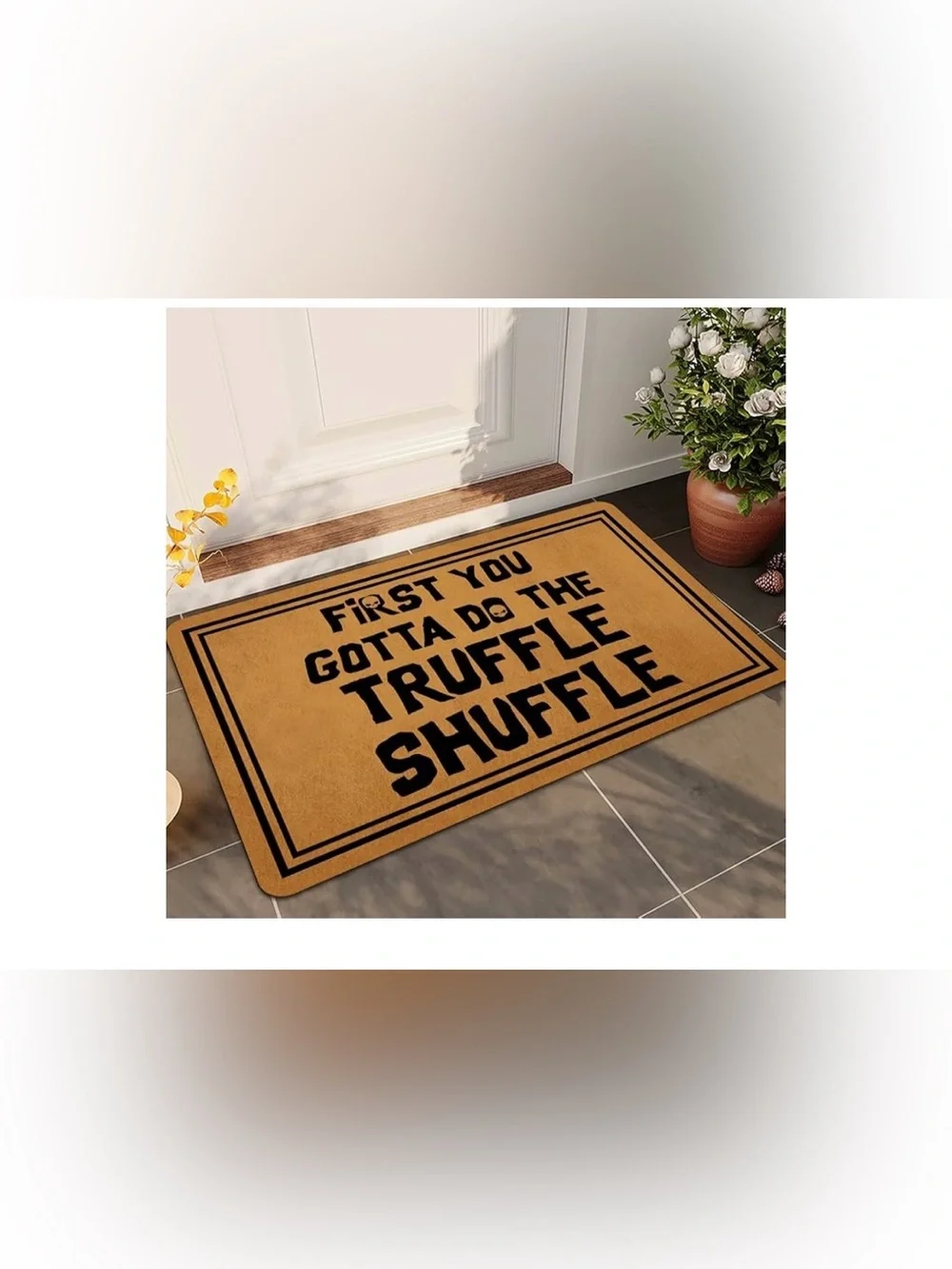The Goonies Door Mat - Truffle Shuffle - 24” x 16” - low profile - NEW!
